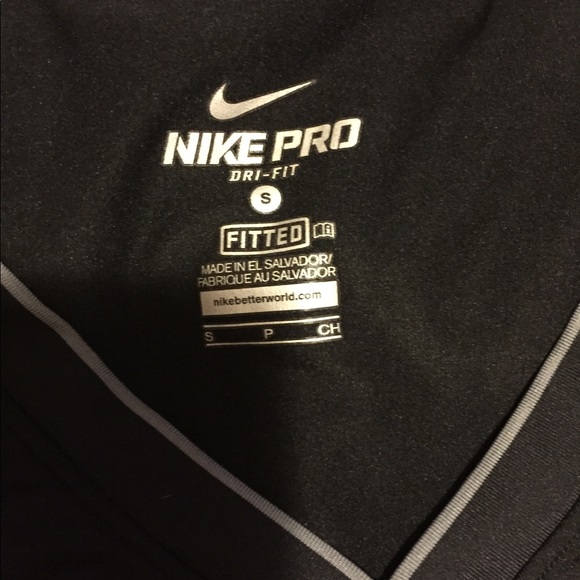 Nike Pro Dri Fit Fitted Tee - Picture 3 of 4